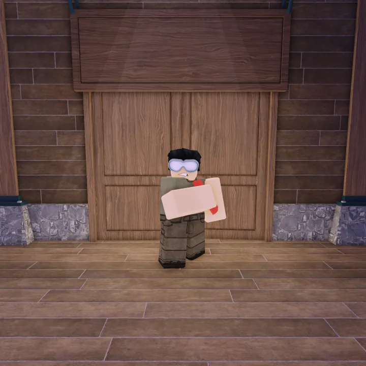 รูปลักษณ์ตัวละครคลาส Base Defender ในเกม 99 Nights in the Forest