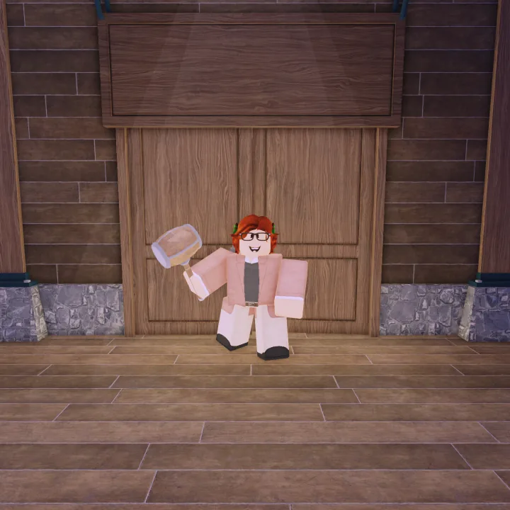 รูปลักษณ์ตัวละครคลาส Decorator ในเกม 99 Nights in the Forest
