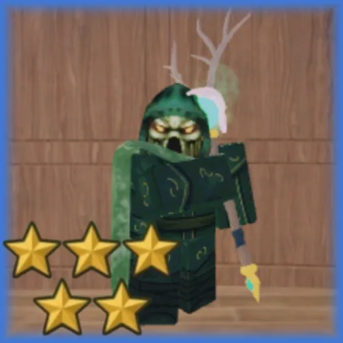 รูปลักษณ์ตัวละครคลาส Necromancer ในเกม 99 Nights in the Forest