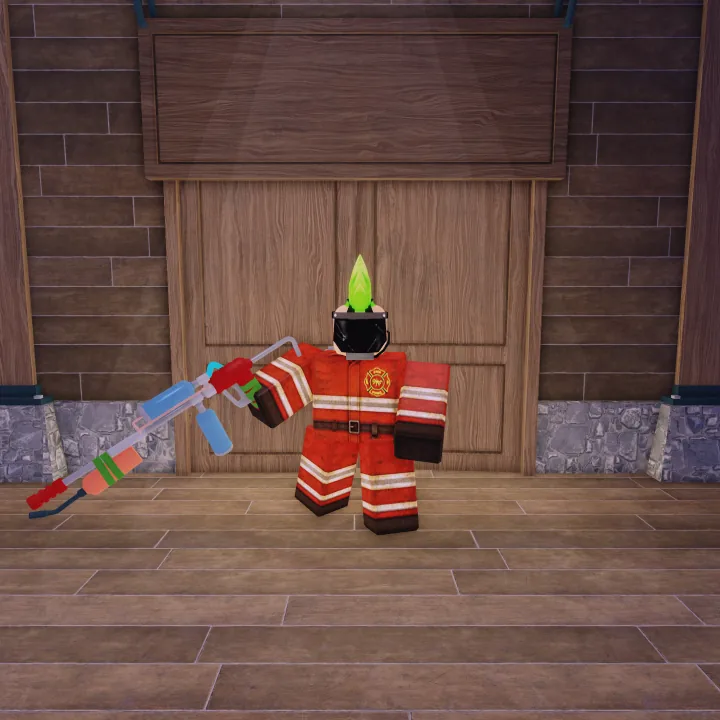 รูปลักษณ์ตัวละครคลาส Pyromaniac ในเกม 99 Nights in the Forest