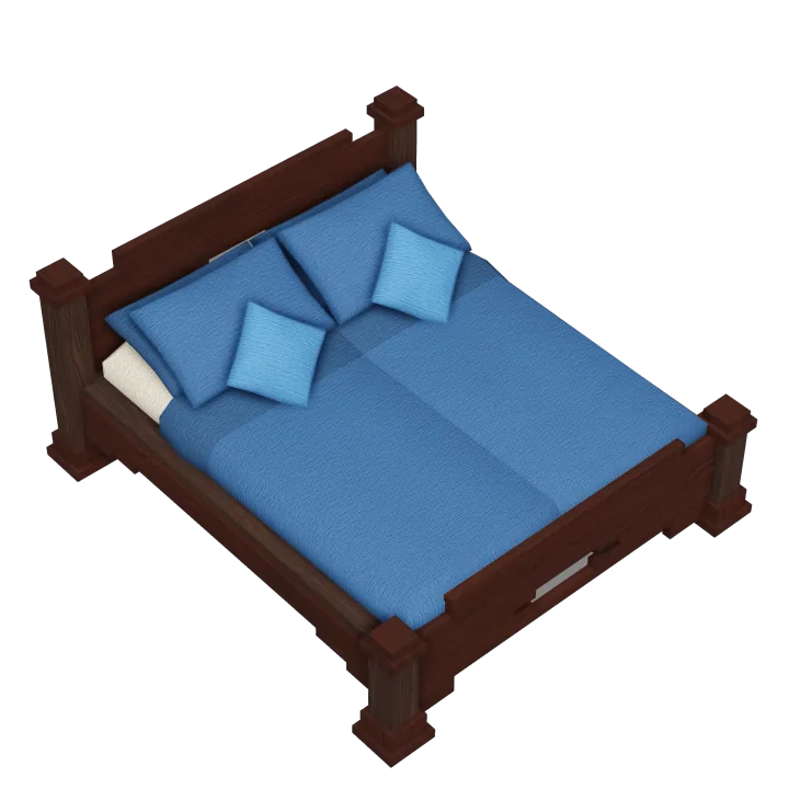 รูปลักษณ์ Giant Bed ในเกม 99 Nights in the Forest