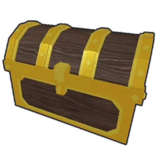 รูปลักษณ์ Gold Chest หีบสีทองใน 99 Nights in the Forest