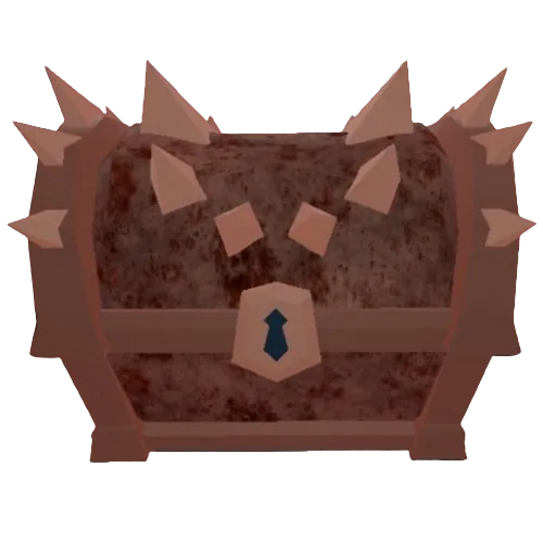 รูปลักษณ์ Infernal Chest หีบในไบโอมภูเขาไฟ แยกจาก Hot Chest