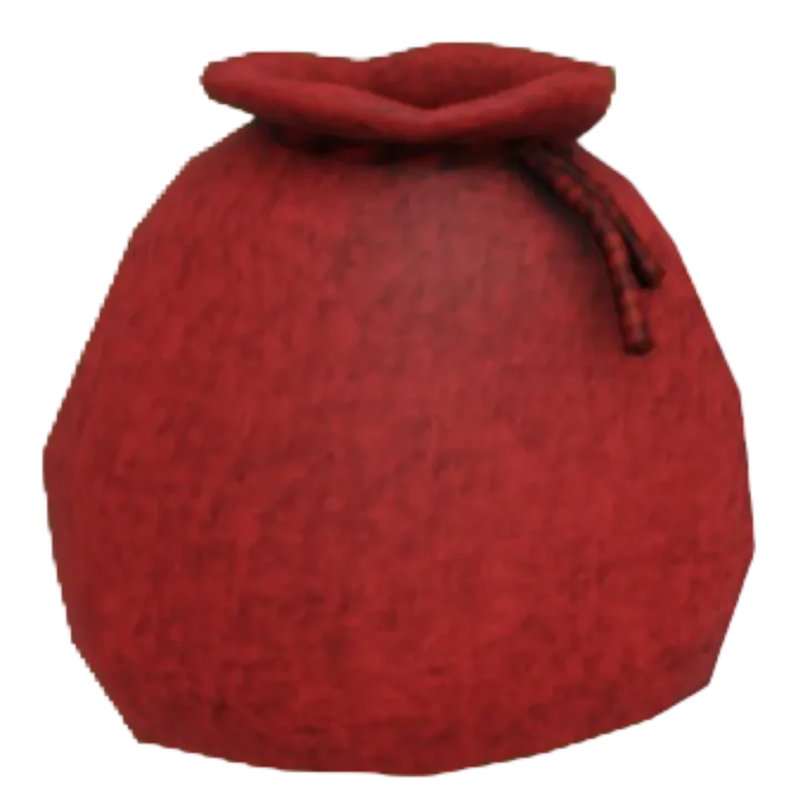กระสอบ Infernal Sack สีแดงจากชุดภูเขาไฟ