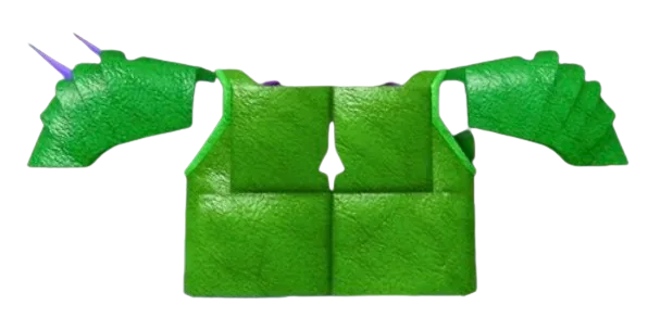 เกราะ Poison Armour สีเขียวสำหรับสวมลำตัว