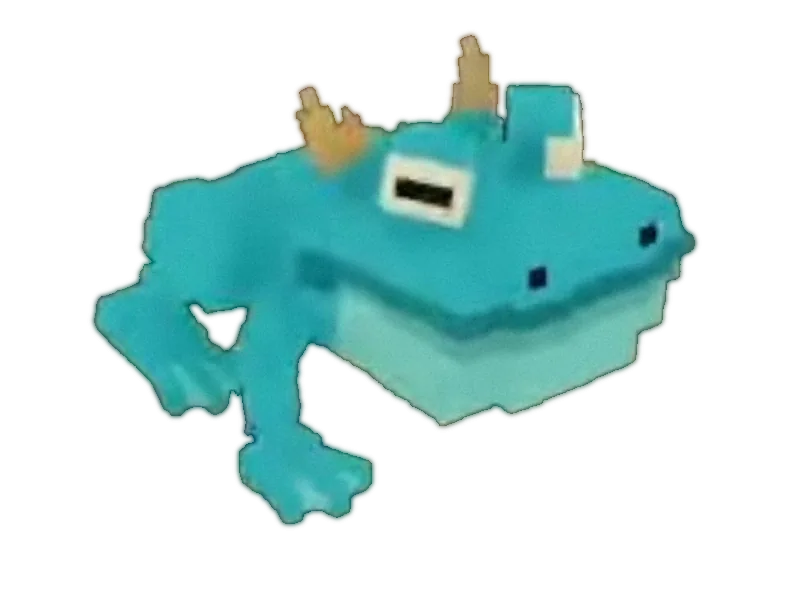 กบ Blue Frog สีฟ้า แตกต่างจาก Green Frog