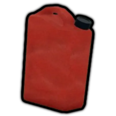 ไอคอน Fuel Canister ถังเชื้อเพลิงสีแดงฝาสีดำ