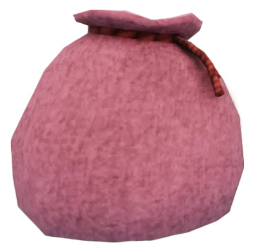 กระสอบ Giant Sack สีชมพูทรงกลมปากพับ