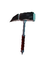ค้อน Obsidiron Hammer หัวโลหะสีเข้มและด้ามยาว