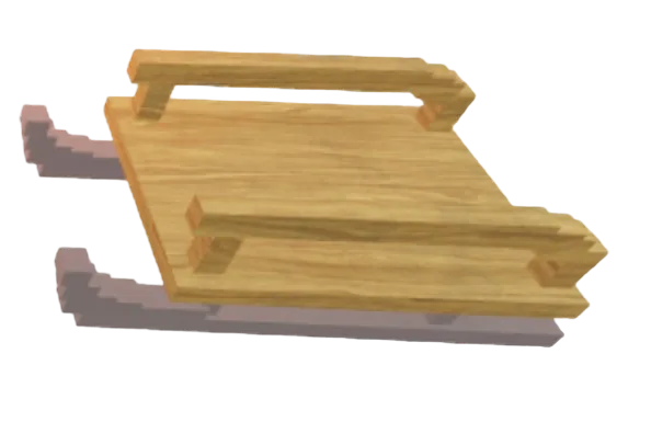รูปลักษณ์ Sled ในเกม 99 Nights in the Forest