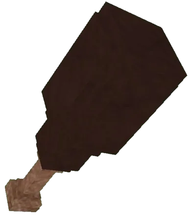 ขาไก่งวง Turkey Leg สีน้ำตาลและปลายกระดูกที่ยื่นออกมา