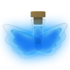 Fly-A-Pet Potion (Forever) — ขวดยาสีน้ำเงินรูปปีก
