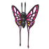 2022 Uplift Butterfly — ผีเสื้อปีกโทนชมพูเข้ม ดำและขาว