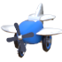 Airplane Stroller — รถเข็นทรงเครื่องบินสีขาวและน้ำเงิน