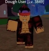 ตัวอย่าง Dough User ศัตรูใน Raid ของ Blox Fruits