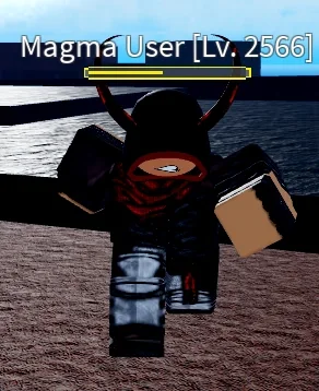 ตัวอย่าง Magma User ศัตรูใน Raid ของ Blox Fruits