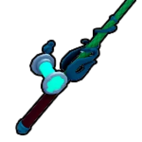 ไอคอน Treasure Rod คันเบ็ดสีทองในเกม Blox Fruits