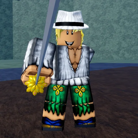ลักษณะบอสBeautiful Pirate ในเกม Blox Fruits