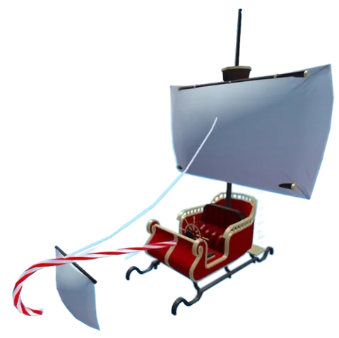 โมเดลเรือ Sleigh ในเกม Blox Fruits