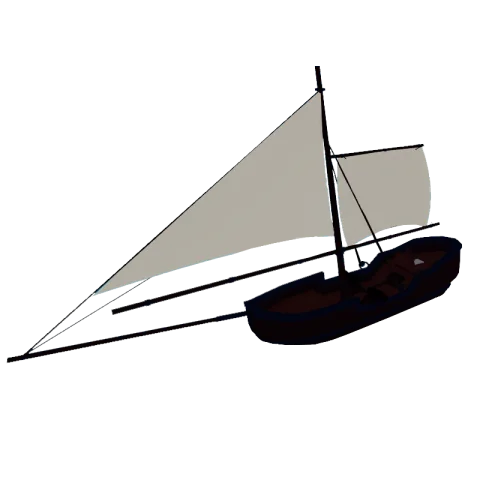 โมเดลเรือ Sloop ในเกม Blox Fruits
