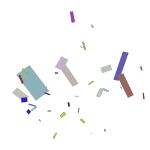Confetti เป็นกระดาษโปรยหลากสี