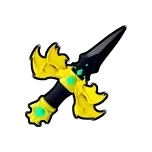 รูปร่างอาวุธ Dark Dagger ใน Blox Fruits