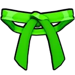 ลักษณะของ Dojo Belt (Green) ใน Blox Fruits