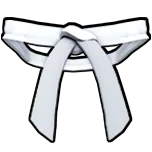 ลักษณะของ Dojo Belt (White) ใน Blox Fruits