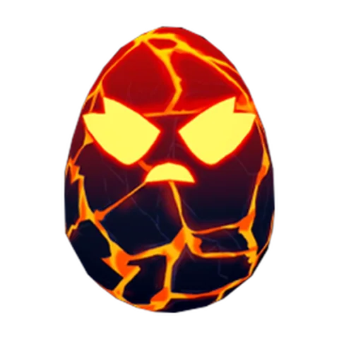 รูปร่างไข่ Molten Egg ใน Blox Fruits