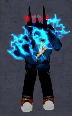 ตัวอย่างท่ายืนเมื่อใช้ Electric ใน Blox Fruits