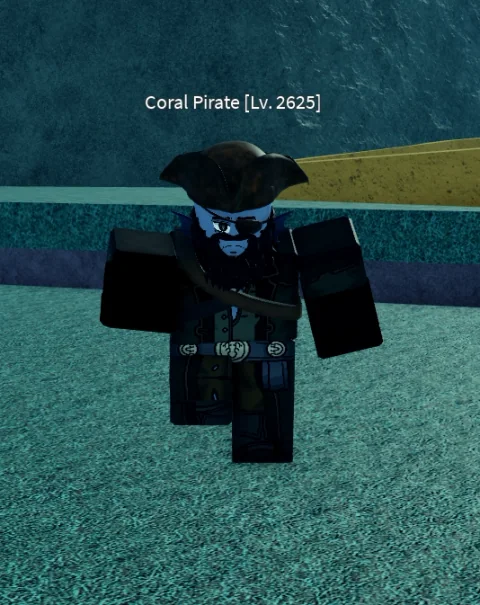 ลักษณะศัตรู Coral Pirate ในเกม Blox Fruits