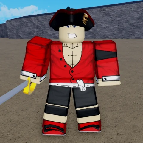 ลักษณะศัตรู Pirate ในเกม Blox Fruits