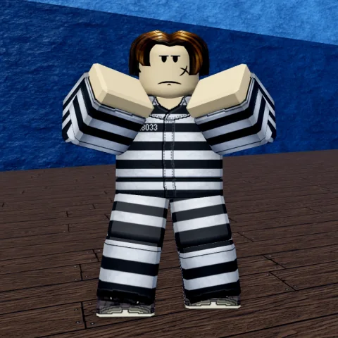 ลักษณะศัตรู Prisoner ในเกม Blox Fruits