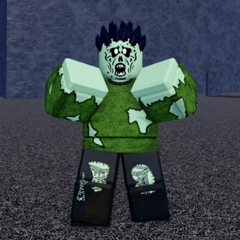 ลักษณะศัตรู Zombie ในเกม Blox Fruits