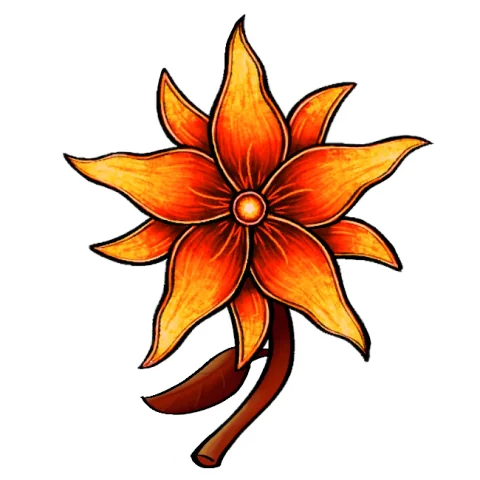 ไอคอน Fire Flower ใน Blox Fruits
