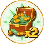 ไอคอน 2x Money ในเกม Blox Fruits