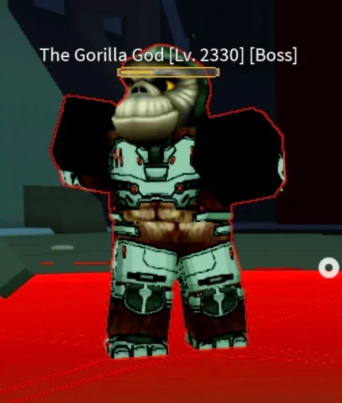 ลักษณะบอสThe Gorilla God ในเกม Blox Fruits