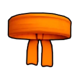 ลักษณะของ Headband (Orange) ใน Blox Fruits
