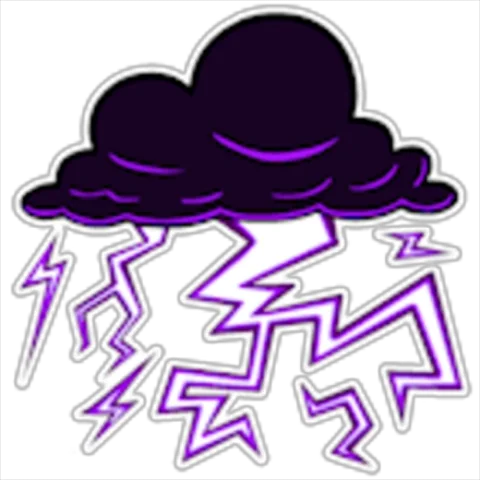 ไอคอนสกิน Lightning — Purple ในเกม Blox Fruits
