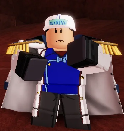 ลักษณะบอสMagma Admiral ในเกม Blox Fruits