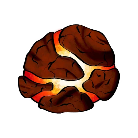 ไอคอน Magma Ore ใน Blox Fruits
