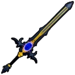รูปร่างอาวุธ Midnight Blade ใน Blox Fruits