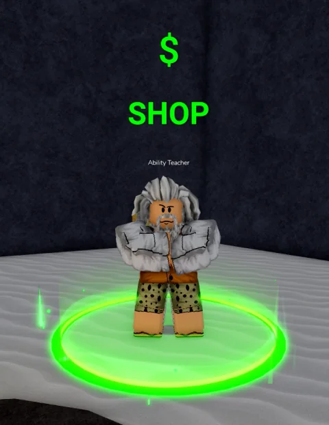 ลักษณะ NPC Ability Teacher ในเกม Blox Fruits