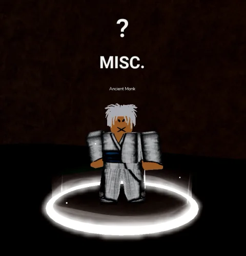 ลักษณะ NPC Ancient Monk ในเกม Blox Fruits
