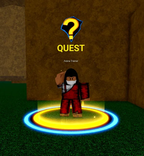 ลักษณะ NPC Arena Trainer ในเกม Blox Fruits
