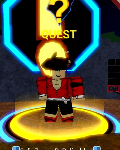 ลักษณะ NPC Bandit Quest Giver ในเกม Blox Fruits