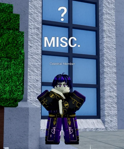 ลักษณะ NPC Celestial Member ในเกม Blox Fruits