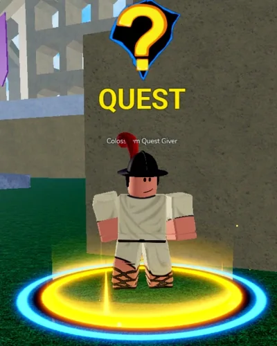 ลักษณะ NPC Colosseum Quest Giver ในเกม Blox Fruits