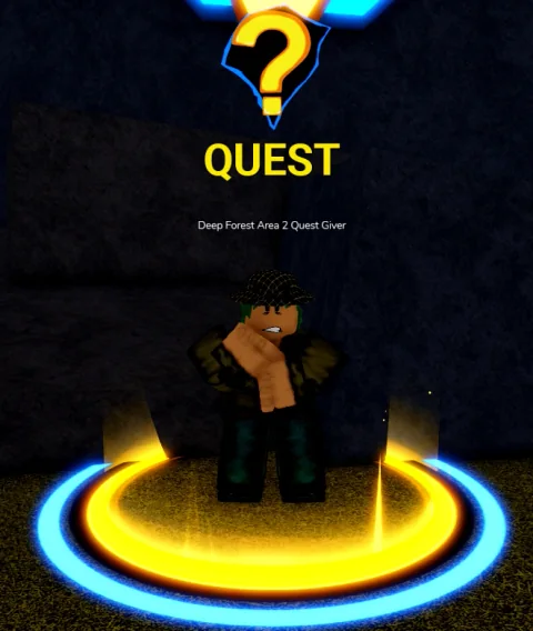 ลักษณะ NPC Deep Forest Area 2 Quest Giver ในเกม Blox Fruits