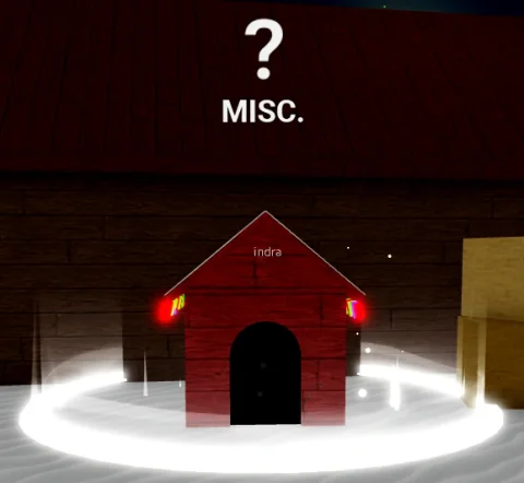 ลักษณะ NPC Dog House (Indra) ในเกม Blox Fruits